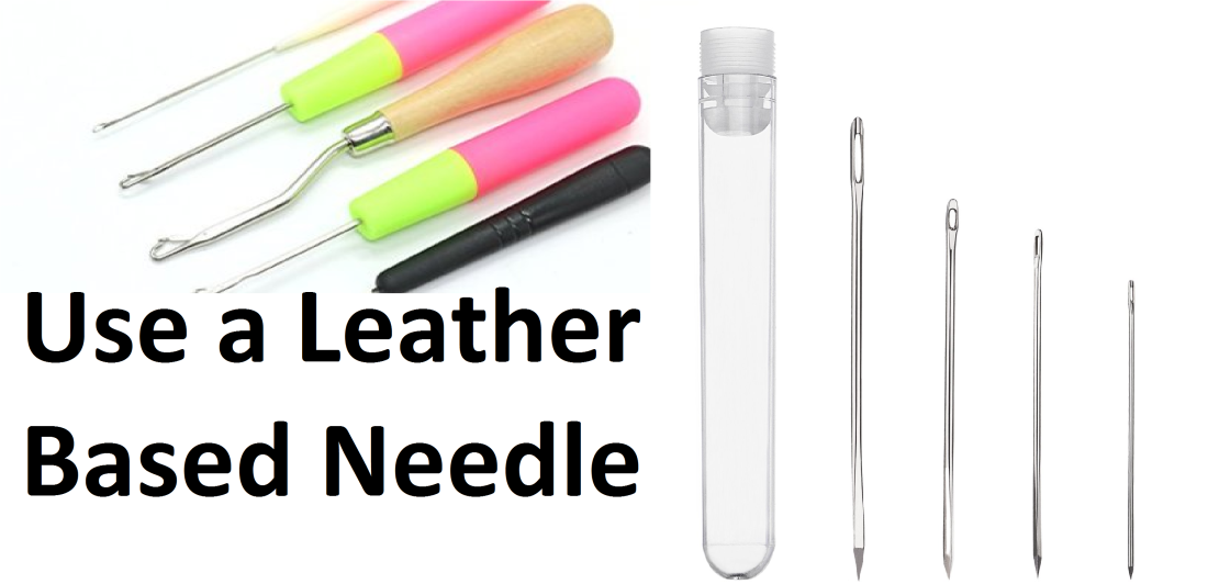 use-a-leather-based-needle